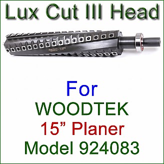 Lux Cut III Head for WOODTEK 15'' Planer, Model 924083