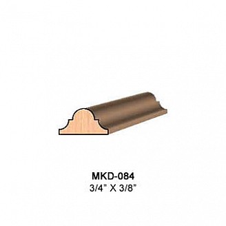 SINGLE Molding Knife for Astragal MWC-084 (Profile Width: 3/4'') for CORRUGATED Knife Systems