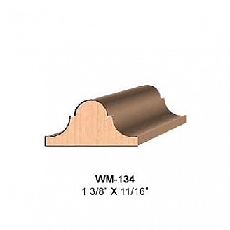 SET of 2 Molding Knives for Astragal WM-134 (Profile Width: 1-3/8'') for Williams&Hussey and similar machines