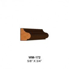 SET of 2 Molding Knives for Base Cap WM-172 (Profile Width: 3/4'') for Williams&Hussey and similar machines