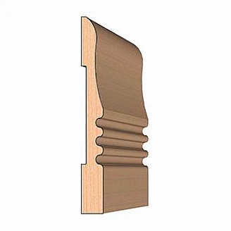 SET of 2 Molding Knives for Baseboard MWC-107 (Profile Width: 5'') for Williams&Hussey and similar machines