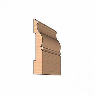 SINGLE Molding Knife for Baseboard MWC-135 (Profile Width: 3-1/2'') for Woodmaster and similar machines