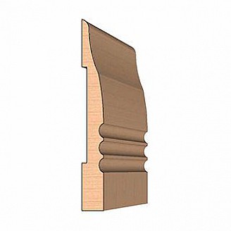 SINGLE Molding Knife for Baseboard MWC-142 (Profile Width: 5'') for Woodmaster and similar machines