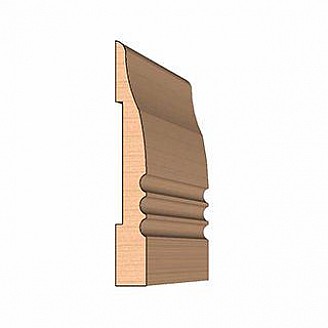 SINGLE Molding Knife for Baseboard MWC-143 (Profile Width: 4-1/2'') for Woodmaster and similar machines
