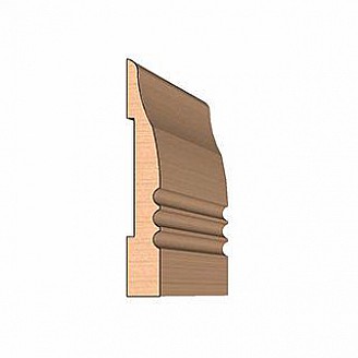SINGLE Molding Knife for Baseboard MWC-144 (Profile Width: 4'') for Woodmaster and similar machines