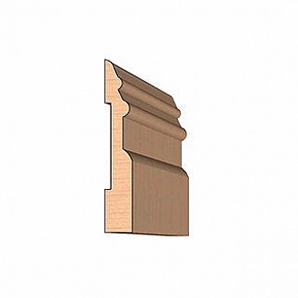SINGLE Molding Knife for Baseboard MWC-150 (Profile Width: 3-1/2'') for Woodmaster and similar machines