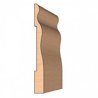 SET of 2 Molding Knives for Baseboard MWC-156 (Profile Width: 5-1/2'') for Williams&Hussey and similar machines