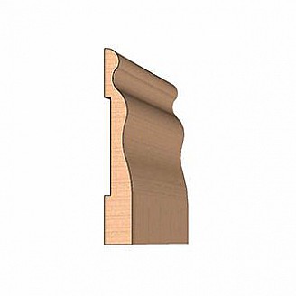 SET of 2 Molding Knives for Baseboard MWC-159 (Profile Width: 4'') for Williams&Hussey and similar machines
