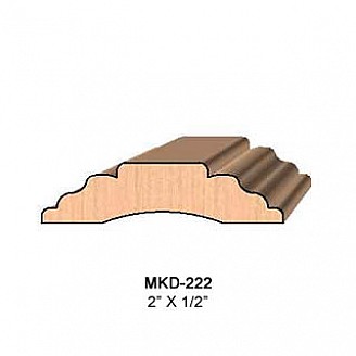 SET of 2 Molding Knives for Batten MWC-222 (Profile Width: 2'') for Williams&Hussey and similar machines