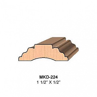 SET of 2 Molding Knives for Batten MWC-224 (Profile Width: 1-1/2'') for Williams&Hussey and similar machines