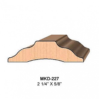 SET of 2 Molding Knives for Batten MWC-227 (Profile Width: 2-1/4'') for Williams&Hussey and similar machines