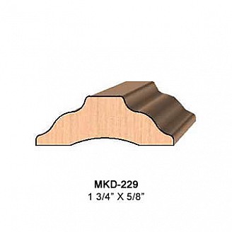 SET of 2 Molding Knives for Batten MWC-229 (Profile Width: 1-3/4'') for Williams&Hussey and similar machines