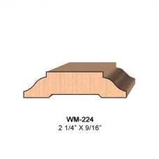 SINGLE Molding Knife for Batten WM-224 (Profile Width: 2-1/4'') for Woodmaster and similar machines