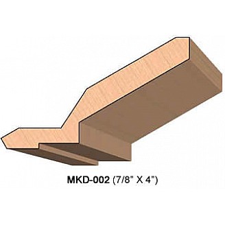 SINGLE Molding Knife for Cabinet MWC-002 (Profile Width: 4'') for Woodmaster and similar machines