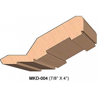 SINGLE Molding Knife for Cabinet MWC-004 (Profile Width: 4'') for Woodmaster and similar machines