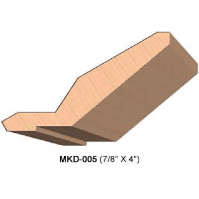 SINGLE Molding Knife for Cabinet MWC-005 (Profile Width: 4'') for CORRUGATED Knife Systems