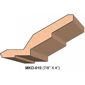 SINGLE Molding Knife for Cabinet MWC-010 (Profile Width: 4'') for Woodmaster and similar machines