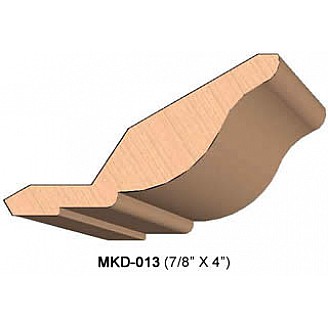 SINGLE Molding Knife for Cabinet MWC-013 (Profile Width: 4'') for Woodmaster and similar machines