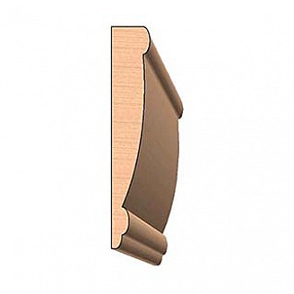 SINGLE Molding Knife for Casing MWC-240 (Profile Width: 4'') for Woodmaster and similar machines