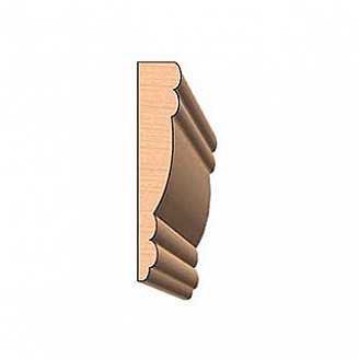 SINGLE Molding Knife for Casing MWC-246 (Profile Width: 3-1/2'') for Woodmaster and similar machines