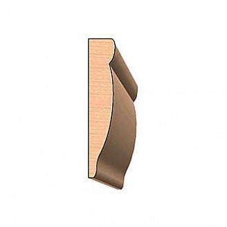 SINGLE Molding Knife for Casing MWC-256 (Profile Width: 3-1/2'') for Woodmaster and similar machines