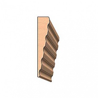 SINGLE Molding Knife for Casing MWC-281 (Profile Width: 3-1/2'') for Woodmaster and similar machines