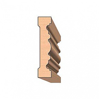 SINGLE Molding Knife for Casing WM-2006 (Profile Width: 3-1/2'') for Woodmaster and similar machines