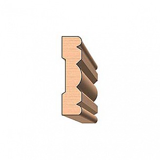 SINGLE Molding Knife for Casing WM-2007 (Profile Width: 2-13/16'') for Woodmaster and similar machines