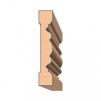 SINGLE Molding Knife for Casing WM-2008 (Profile Width: 4-1/4'') for Woodmaster and similar machines