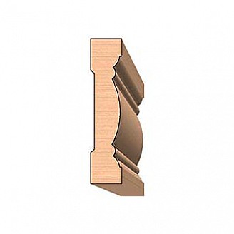 SINGLE Molding Knife for Casing WM-2013 (Profile Width: 3-9/16'') for Woodmaster and similar machines