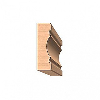 SINGLE Molding Knife for Casing WM-2045 (Profile Width: 2-1/2'') for Woodmaster and similar machines