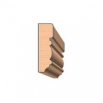 SINGLE Molding Knife for Casing WM-2069 (Profile Width: 2-1/2'') for Woodmaster and similar machines
