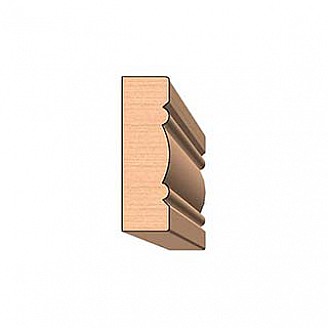 SINGLE Molding Knife for Casing WM-2081 (Profile Width: 2-1/2'') for Woodmaster and similar machines