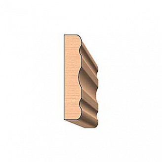 SINGLE Molding Knife for Chair Rail MWC-334 (Profile Width: 3'') for CORRUGATED Knife Systems