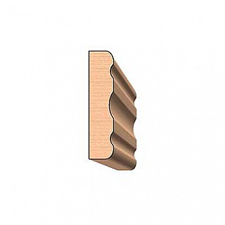 SINGLE Molding Knife for Chair Rail MWC-335 (Profile Width: 2-3/4'') for CORRUGATED Knife Systems