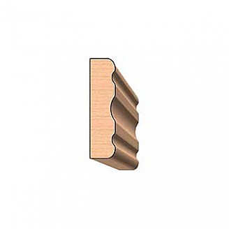 SINGLE Molding Knife for Chair Rail MWC-336 (Profile Width: 2-1/2'') for CORRUGATED Knife Systems