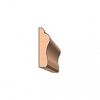 SINGLE Molding Knife for Chair Rail MWC-343 (Profile Width: 2-1/4'') for CORRUGATED Knife Systems