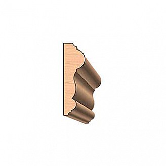 SINGLE Molding Knife for Chair Rail WM-298 (Profile Width: 2-1/2'') for CORRUGATED Knife Systems