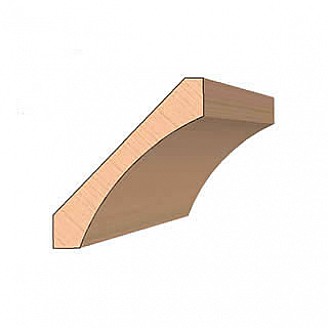 SINGLE Molding Knife for Cove WM-81 (Profile Width: 3-1/4'') for Woodmaster and similar machines