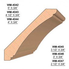 SET of 2 Molding Knives for Crown WM-4047 (Profile Width: 2-1/2'') for Williams&Hussey and similar machines