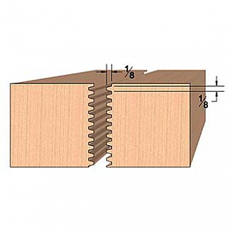 SINGLE Molding Knife for Glue Joint MWC-432 (Profile Width: 2-1/4'') for Woodmaster and similar machines