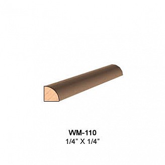 SINGLE Molding Knife for Quarter Round WM-110 (Profile Width: 1/4'') for CORRUGATED Knife Systems