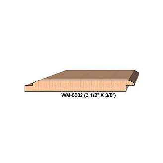 SINGLE Molding Knife for Wainscotting WM-6002 (Profile Width: 3-1/2'') for CORRUGATED Knife Systems