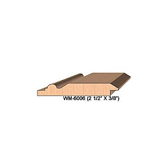 SINGLE Molding Knife for Wainscotting WM-6006 (Profile Width: 2-1/2'') for CORRUGATED Knife Systems