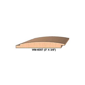 SINGLE Molding Knife for Wainscotting WM-6007 (Profile Width: 3'') for CORRUGATED Knife Systems