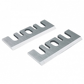 Set of 2 HSS Blades (Single Edge) - Length: 3-1/4" (82mm), Width: 1-3/32", Thickness: 1/8"