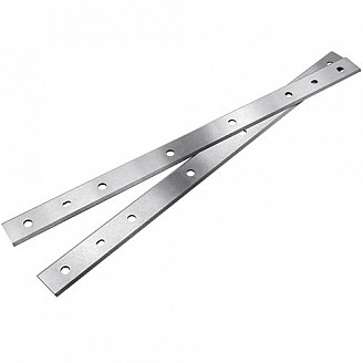 Set of 2 HSS Blades (Double Edge) - Length: 13-1/16", Width: 7/8", Thickness: 1/16"