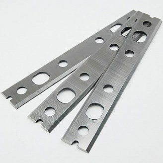 Set of 3 HSS Blades (Double Edge) - Length: 6-1/16", Width: 7/8", Thickness: 1/8"
