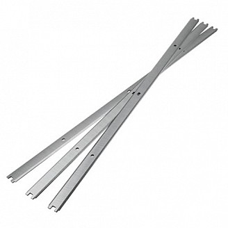 Set of 3 HSS Blades (Double Edge) - Length: 13-3/8", Width: 15/32", Thickness: 1/16"