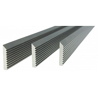 Set of 3 HSS-V2 Corrugated Blades - Length: 20-1/2", Width: 0.7", Thickness: 1/8" Set of 3 HSS-V2 Corrugated Blades - Length: 20-1/2", Width: 0.7", Thickness: 1/8"